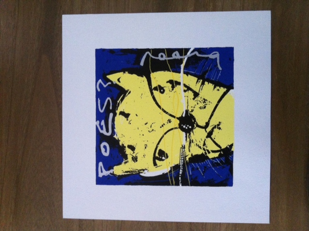 Herman Brood Zeefdruk: Poes kopen? Bied vanaf 45!
