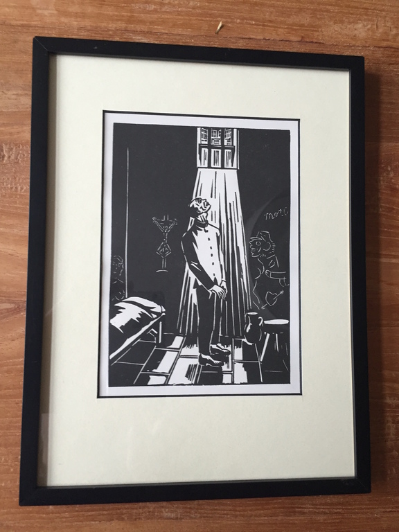 Frans Masereel, houtsnede uit "La Ville" 1928 verkocht voor € 50!