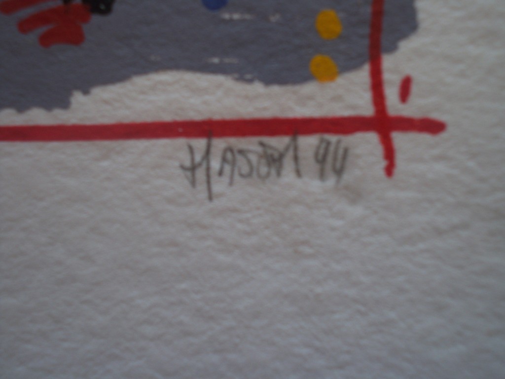 Ad van hassel zeefdruk 1994 kopen? Bied vanaf 1!