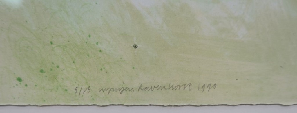 Jurjen Ravenhorst: Litho, Krokus I - Ingelijst kopen? Bied vanaf 50!
