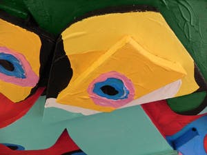 Karel Appel - Karel Appel, Acryl op hout, Jumping Fox With Green Virgin kopen? Bied vanaf 3500!