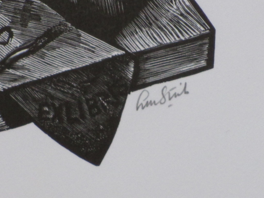 Lou Strik, De Verzamelaar, Houtgravure kopen? Bied vanaf 1!