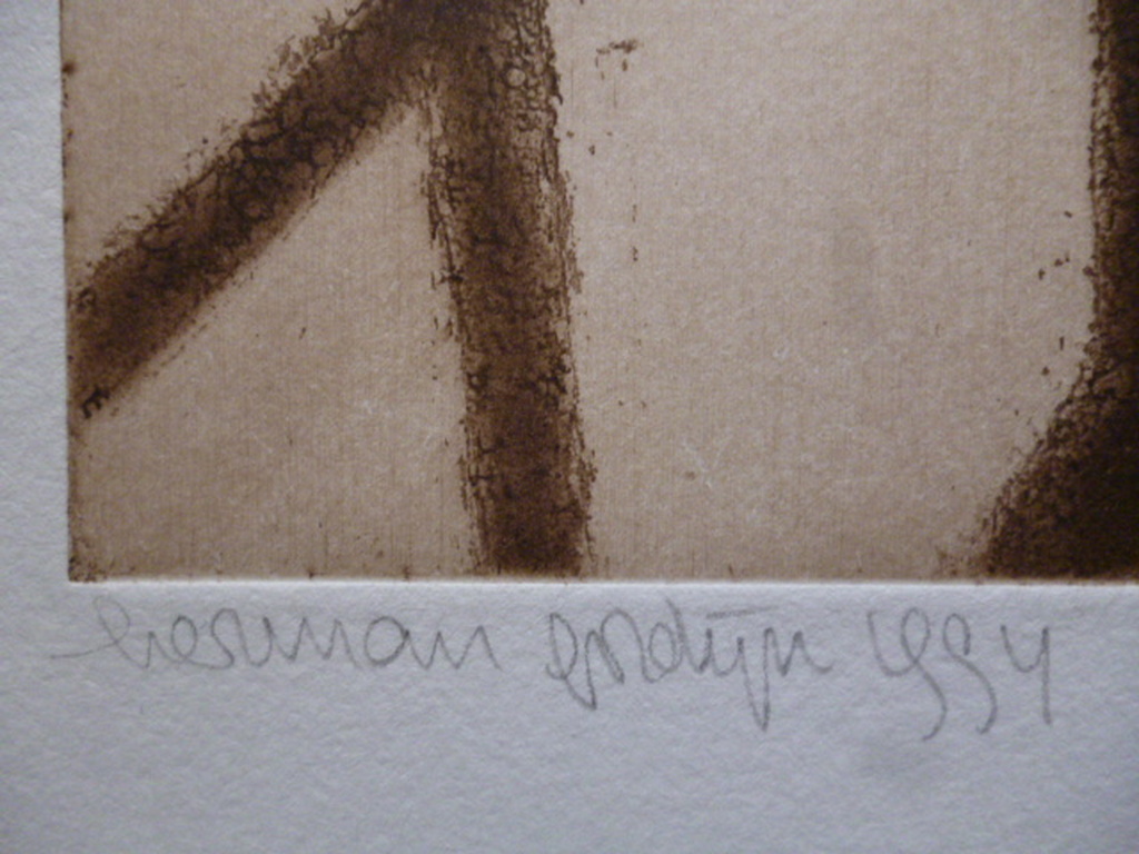 Herman Gordijn - ets/aquatint - Varkensslachterij kopen? Bied vanaf 125!