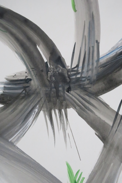 David Bade: Gouache, Contemporary Artist met alle winden mee kopen? Bied vanaf 250!