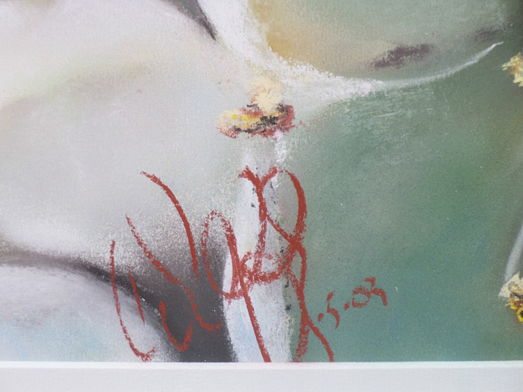 Bloemen, techniek onbekend (mooi ingelijst) kopen? Bied vanaf 1!