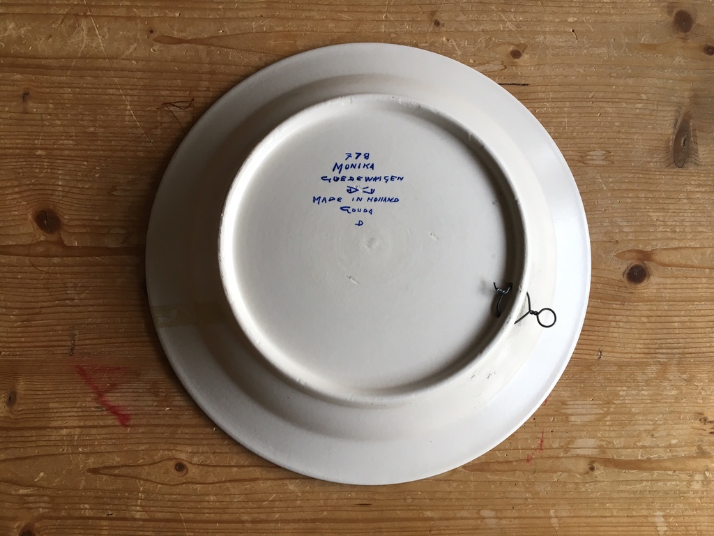 Goedewaagen Gouda - Groot wandbord decor Monika kopen? Bied vanaf 1!