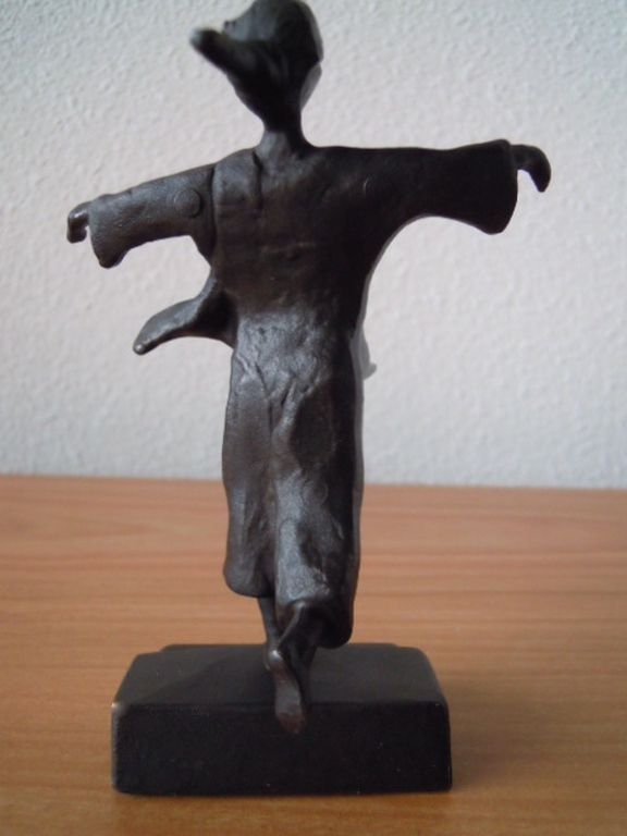 Prachtig bronzen beeld 14 cm hoog- kunstenaar is niet bekend   kopen? Bied vanaf 35!