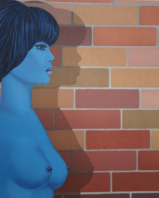 Lithografie - Félix Labisse (1905 – 1982), Vrouw met haar schaduw  kopen? Bied vanaf 25!