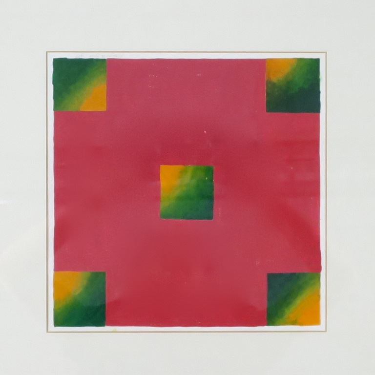 Marjon de Groot: Gouache, Zonder titel - Ingelijst kopen? Bied vanaf 1!