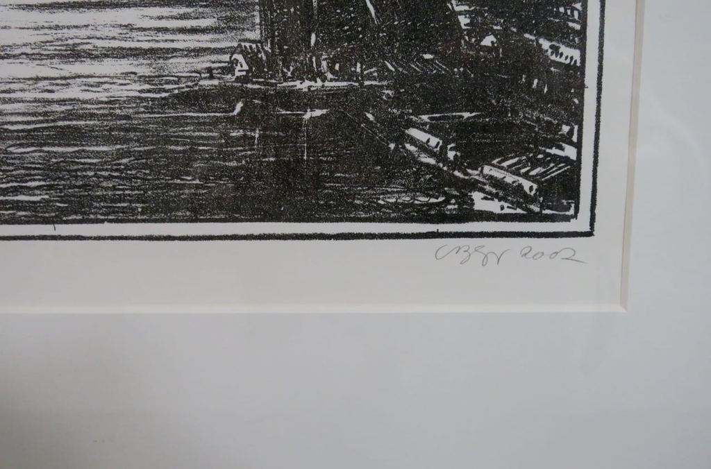 Bernard Verhoeven: Litho, Oproep 2 dagen in de hemel - Ingelijst kopen? Bied vanaf 1!