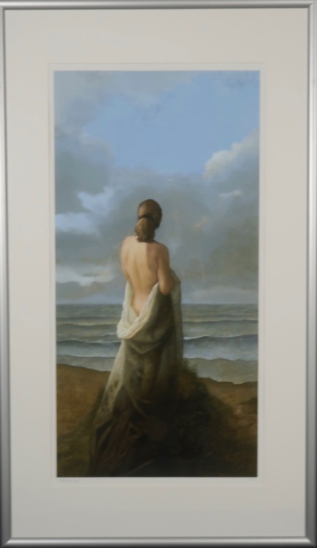 Fred de Heij: Giclee, Strand - Ingelijst kopen? Bied vanaf 1!