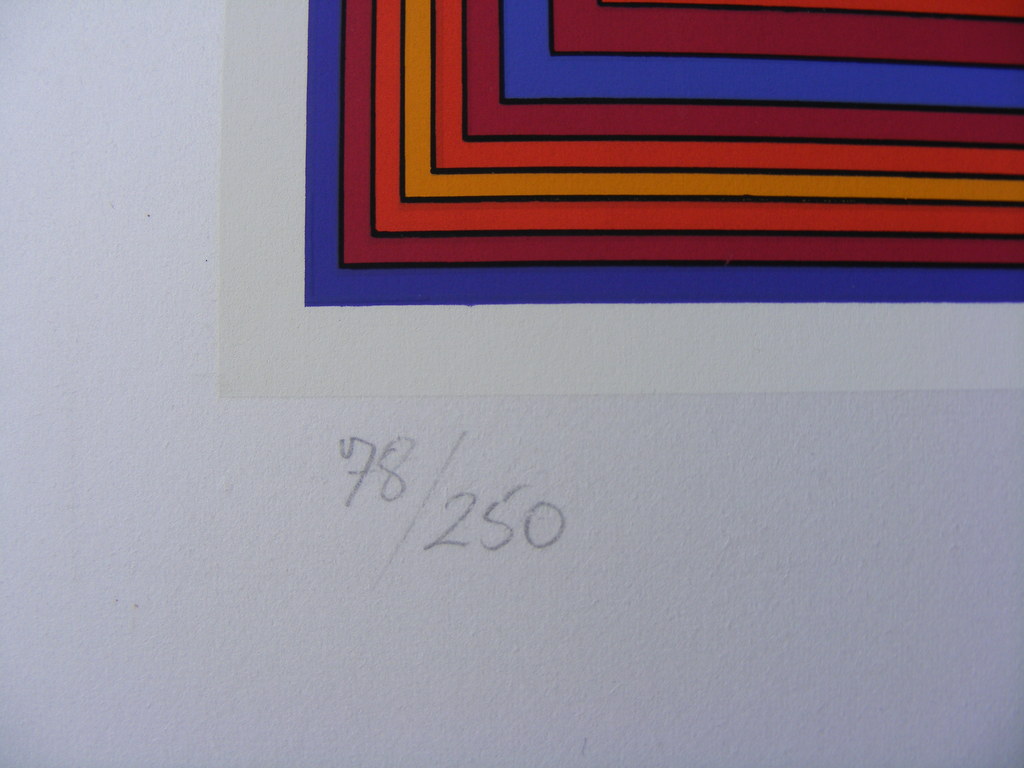 Victor Vasarely, kleurenzeefdruk, "Atta", 1983 kopen? Bied vanaf 175!