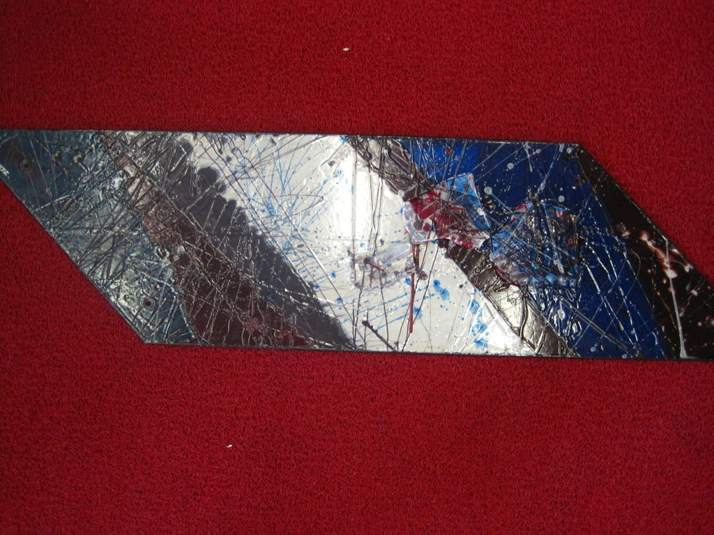 Theo Lenartz (Heerlen 1937-) uniek Glasobject wandrelief gesigneerd ca. 1980 verkocht voor € 380!