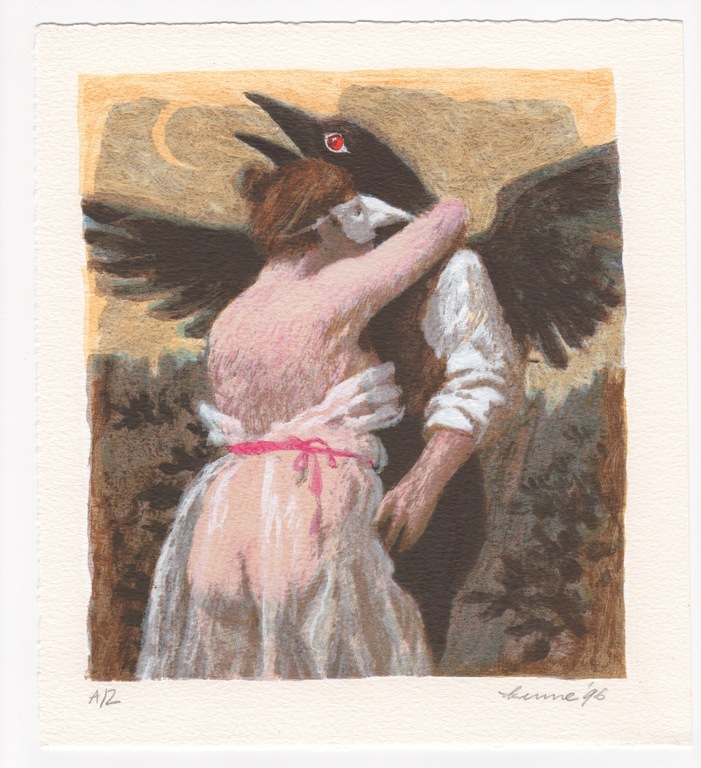 Kenne Gregoire, zeefdruk, 1996 verkocht voor € 70!