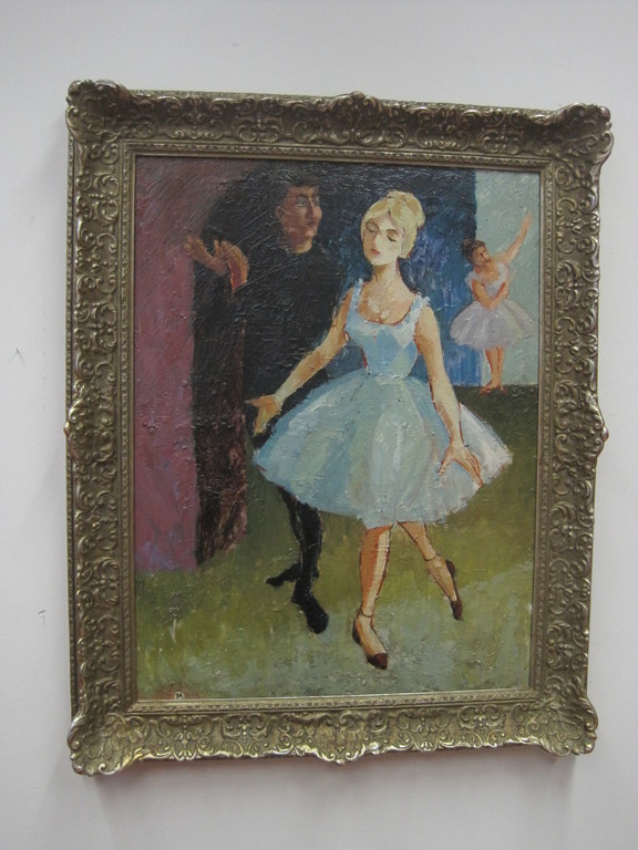 (Naar?) Aristide J.B. Maillol "la Danseuse 1921" oud olieverf op doek kopen? Bied vanaf 1!