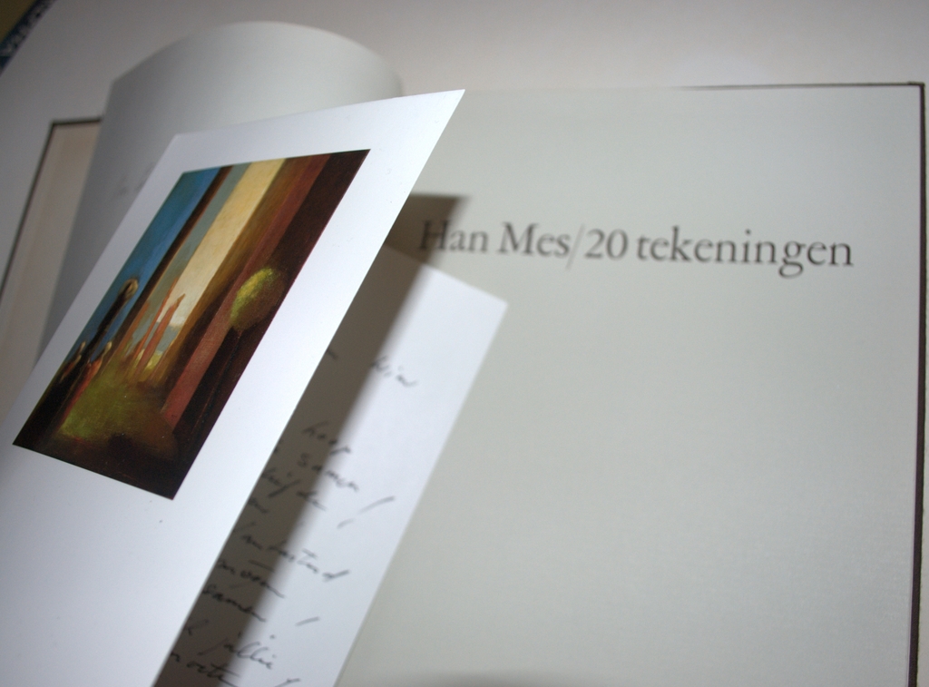 HAN MES--3 X : LITHO OPLAGE 190 + HANDGESCHREVEN KAART + BOEK 20 TEKENINGEN kopen? Bied vanaf 15!