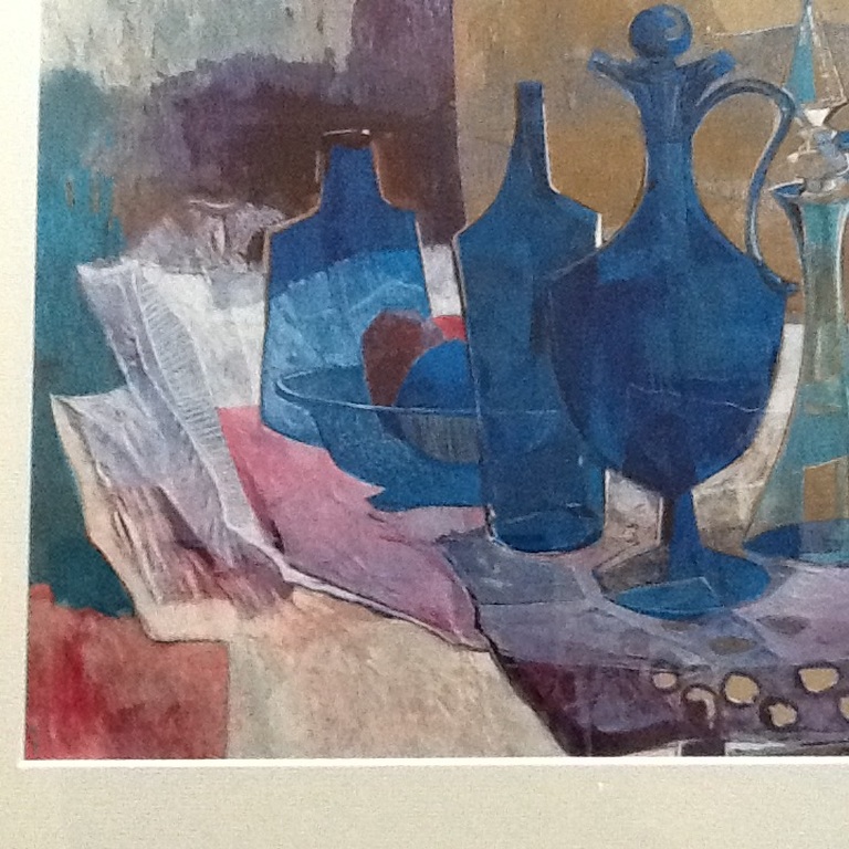 Isa van der Zee, abstract, gesigneerd ,stilleven kopen? Bied vanaf 1!