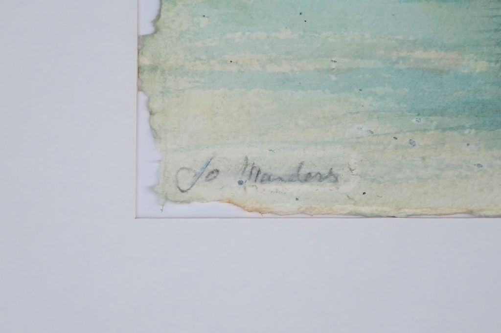 Jo Manders, Aquarel: Dorp in Zuid Spanje kopen? Bied vanaf 40!