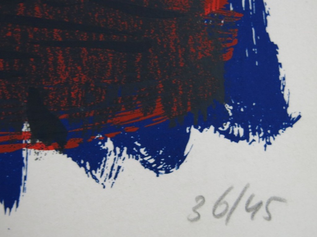 Karel Meijers: Zeefdruk, Vaas met bloemen kopen? Bied vanaf 1!