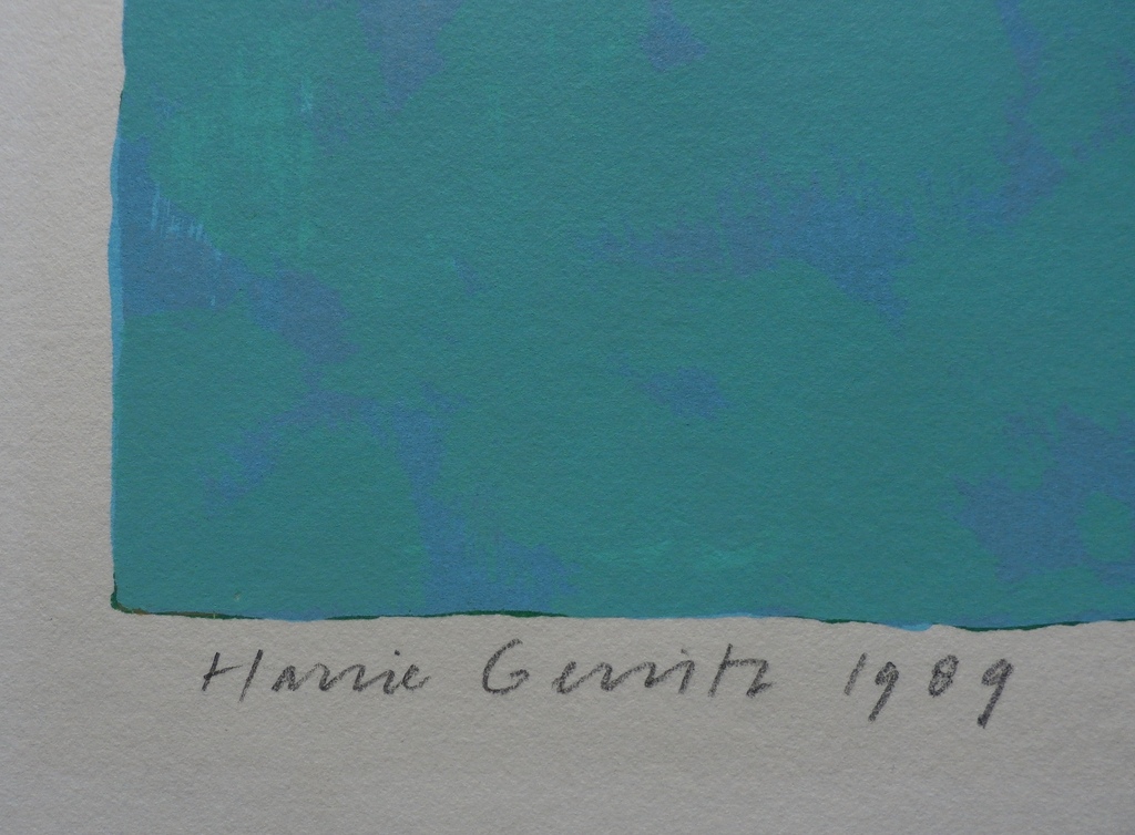 Harrie Gerritz - Harrie Gerritz - zeefdruk: Rode bloesem - 1989 kopen? Bied vanaf 45!