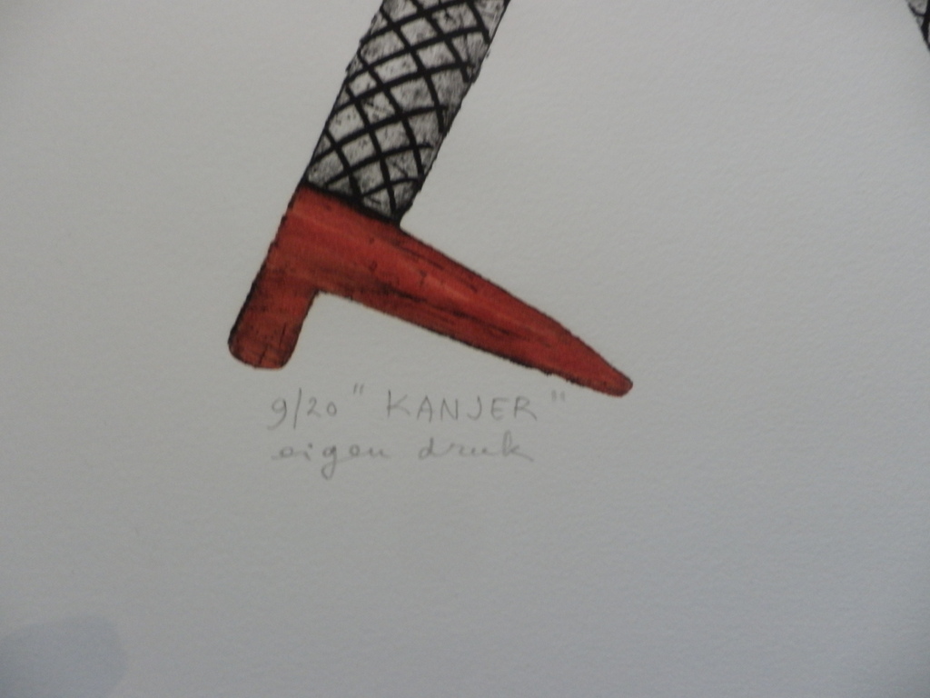 BILL BODEWES   Ets en Litho    KANJER  1986 kopen? Bied vanaf 50!