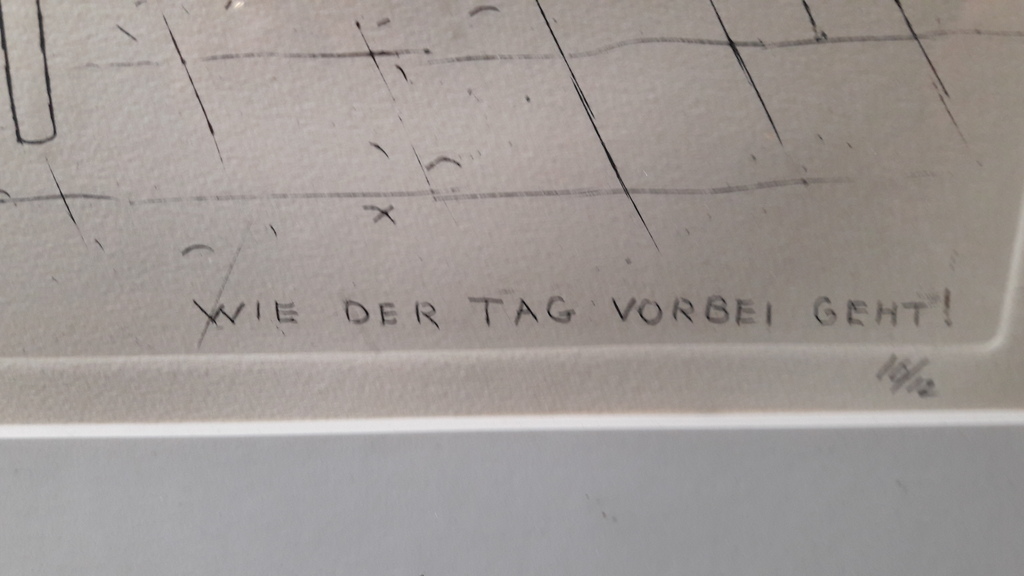 P. Holstein , gesigneerd , wie der tag vorbei geht  kopen? Bied vanaf 75!