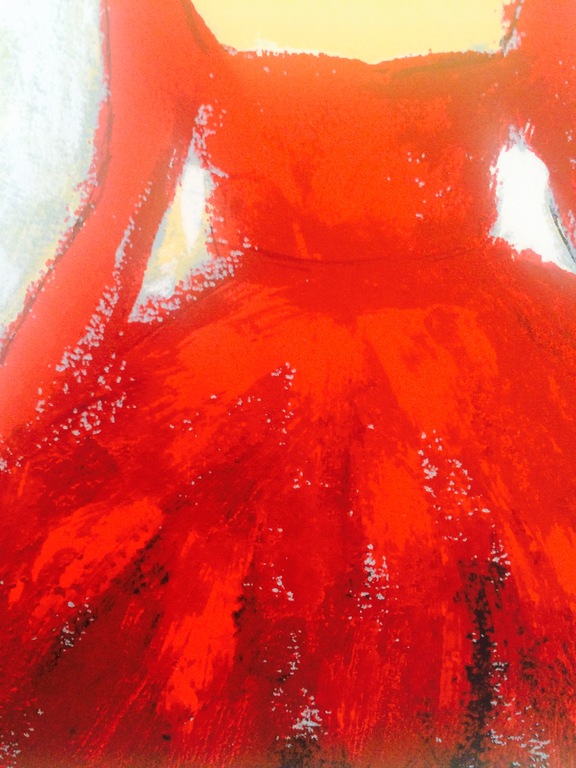 José van Gool: dame in het rood kopen? Bied vanaf 25!