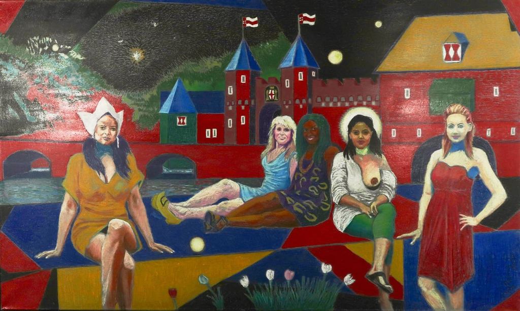 Onbekende kunstenaar: Gemengde techniek, For Lakma (Zeer groot) verkocht voor € 55!