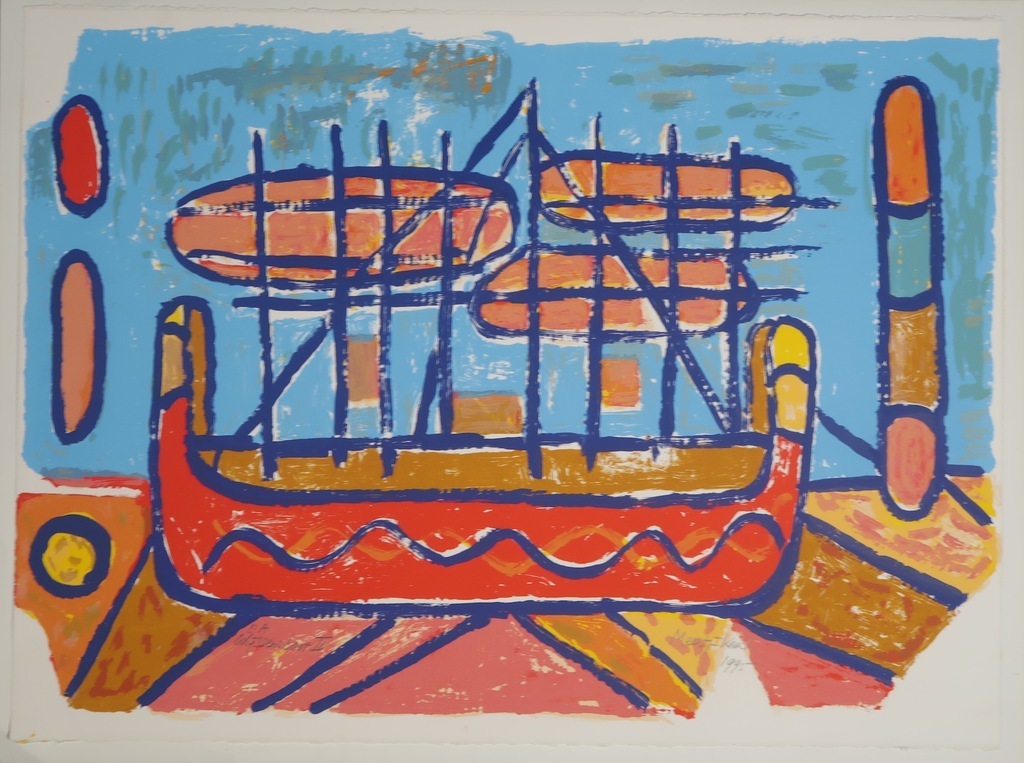 Meertje Kaal: Zeefdruk, Odysseusboot II kopen? Bied vanaf 1!