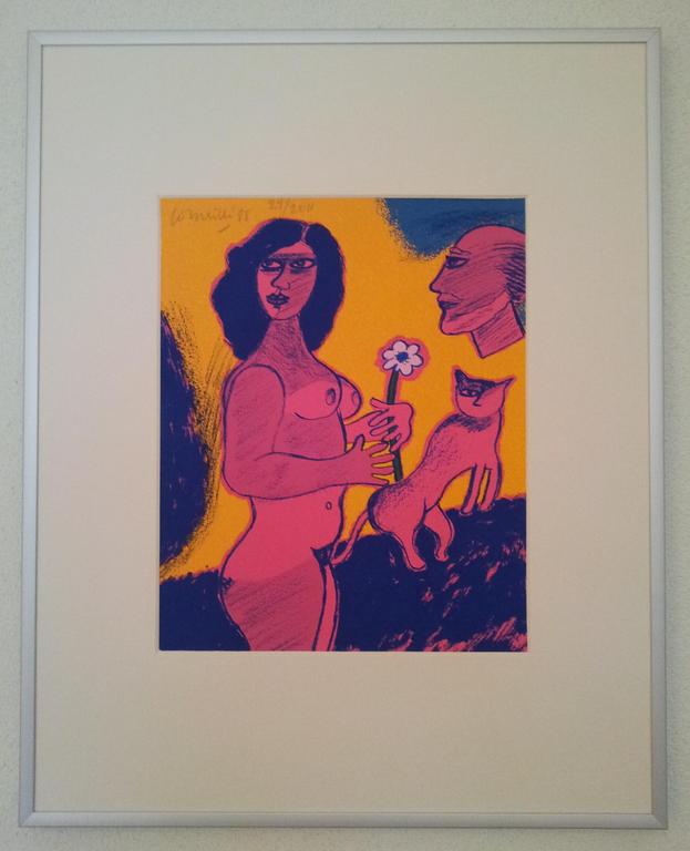 Corneille, litho "Sensualiteit van het gevoel" verkocht voor € 195!