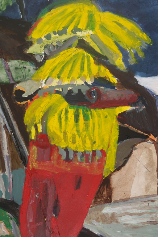 Hans Ebeling Koning: Gemengde techniek op papier, Z.T.  kopen? Bied vanaf 100!