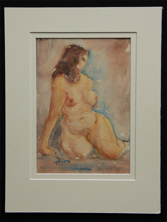 Anton Geerlings, aquarel, Scheherazade kopen? Bied vanaf 60!
