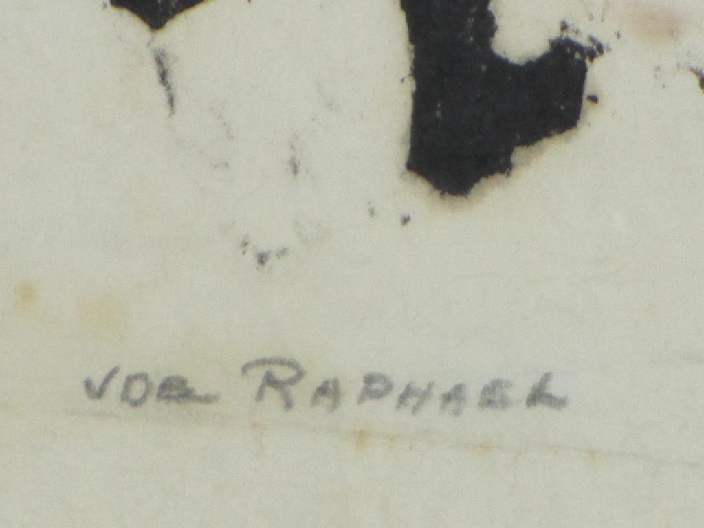 Joseph Raphael, Muziek spelende straatkinderen, Houtsnede kopen? Bied vanaf 65!