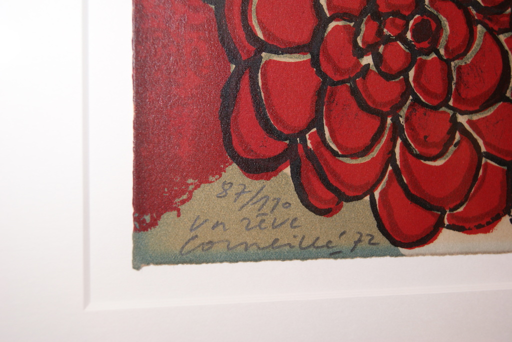 Corneille litho 'Un Reve' 1972 ingelijst. kopen? Bied vanaf 425!