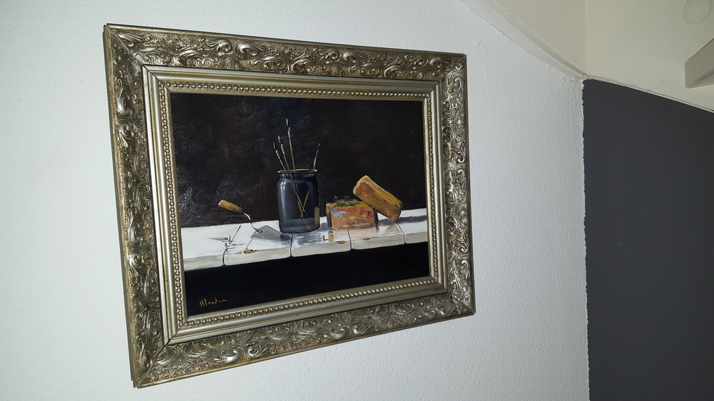 Henk Poeder - Paneel, gesigneerd l.o. (mooi ingelijst) kopen? Bied vanaf 89!