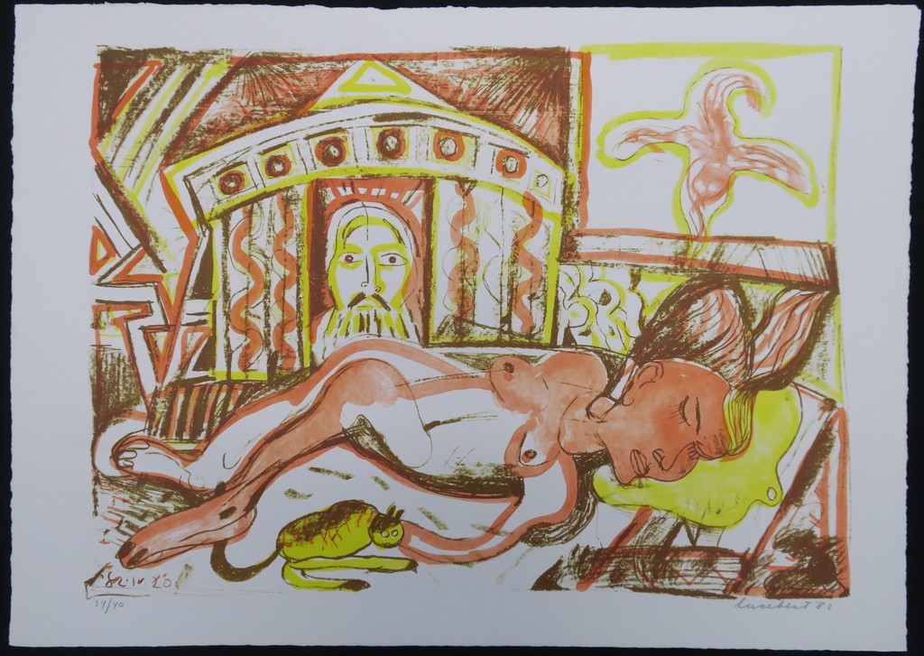 Lucebert: Litho, De Chinese droom verkocht voor € 150!