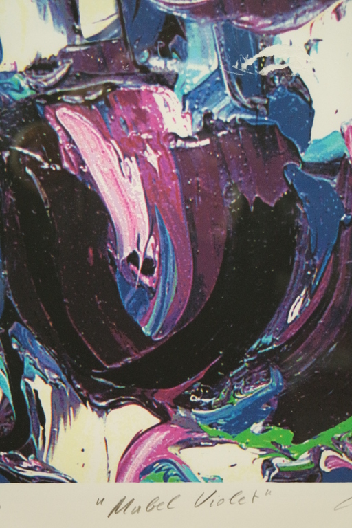 Johannes Adrianus Smit  (1945-2002) - zeefdruk handgesigneerd - "Mabel Violet" kopen? Bied vanaf 65!