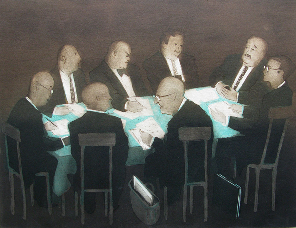 Willy Belinfante - NOG GEEN BESLISSING - kleuretsen verkocht voor € 46!