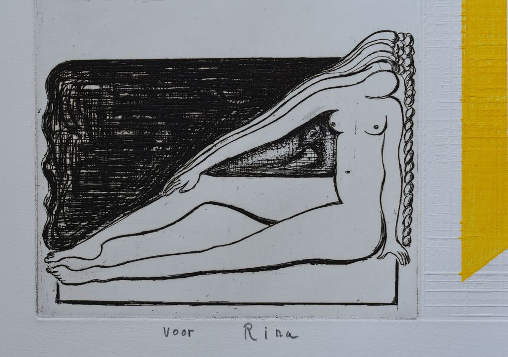 Hannes Postma - Hannes Postma # VOOR RINA # epreuve d'artiste/ gesigneerd , ca. 1995 kopen? Bied vanaf 34!