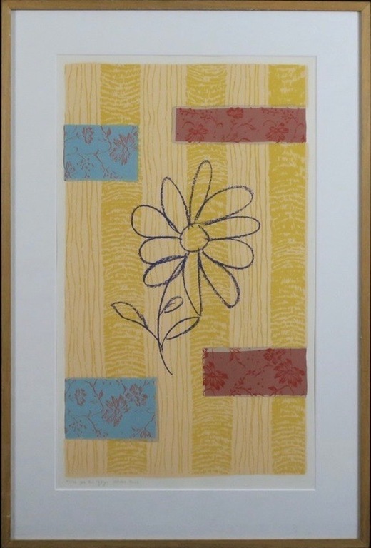 Bob Negryn: Zeefdruk, Oktober prent - Ingelijst kopen? Bied vanaf 1!