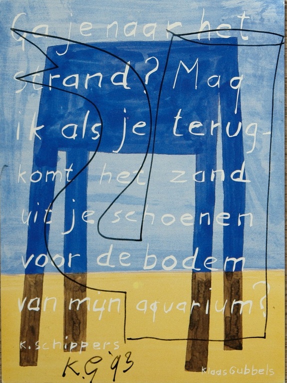 Klaas Gubbels 3 tekeningen kopen? Bied vanaf 150!