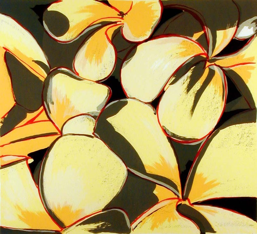 FRANK ROSEN  GR.Zeefdruk   BOOMBLOEM  Handgesigneerd  INGELIJST kopen? Bied vanaf 85!