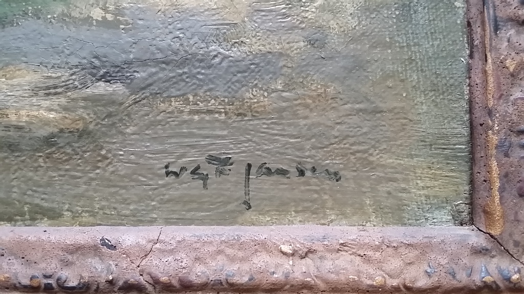 WGF Jansen - Nabij Kortenhoef - Olie op doek kopen? Bied vanaf 1200!