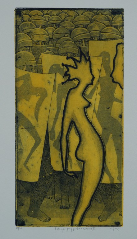 Mark Visione - gesigneerde ets - Salomé: fragment + variation V kopen? Bied vanaf 10!