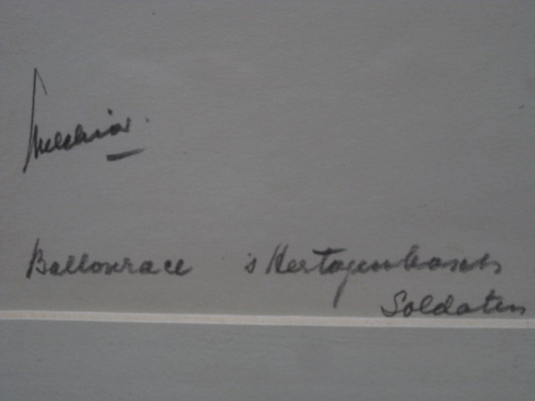 oude pasteltekening "Balonrace 's Hertogenbosch 8 mei 1955"onduidelijk gesigneer kopen? Bied vanaf 1!