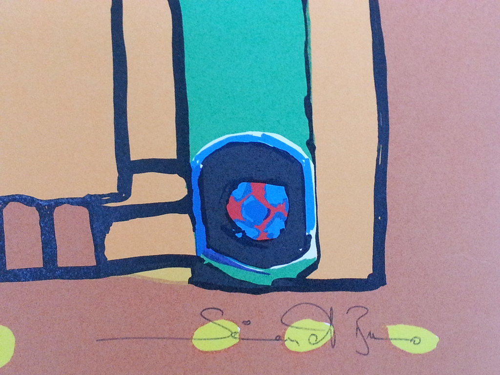 Simon and Bruno. Losse zeefdruk. Titel " c'est vrai" kopen? Bied vanaf 25!