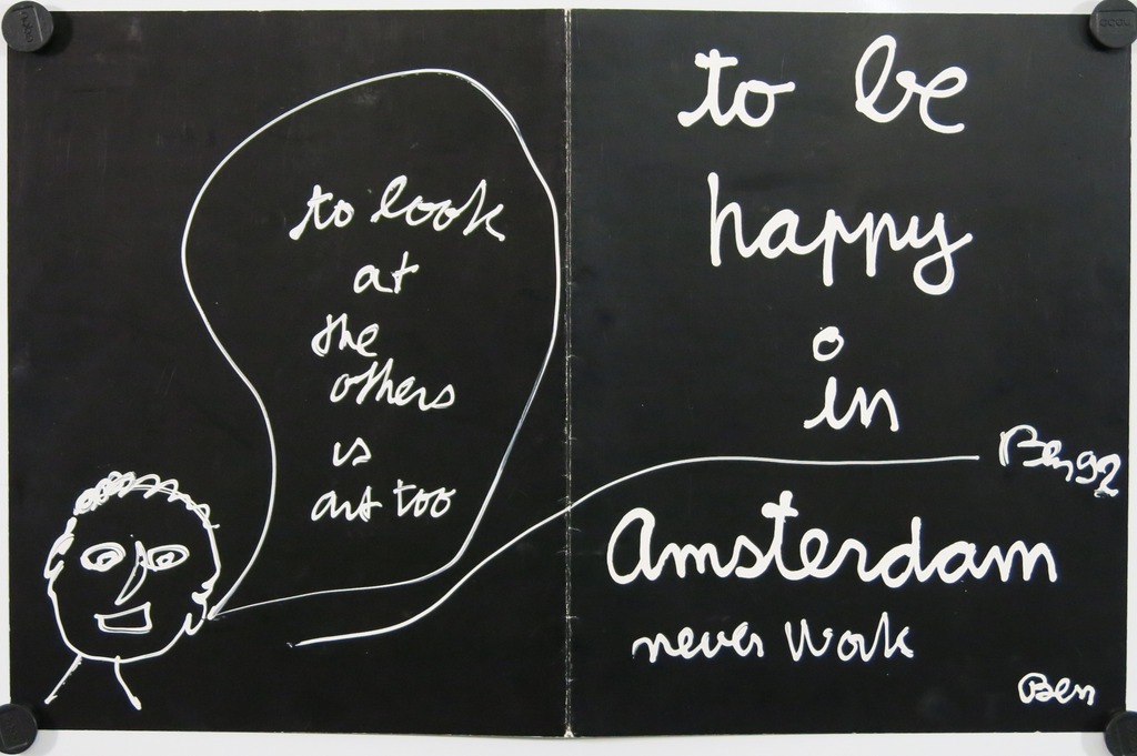 Ben Vautier: Verf op affiche, To look at the others is art too kopen? Bied vanaf 100!