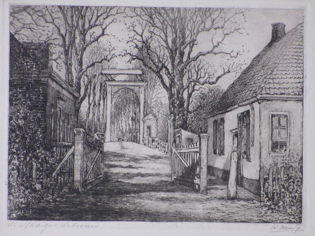 Herman Heuff, De Haagse Schouw, Ets kopen? Bied vanaf 30!