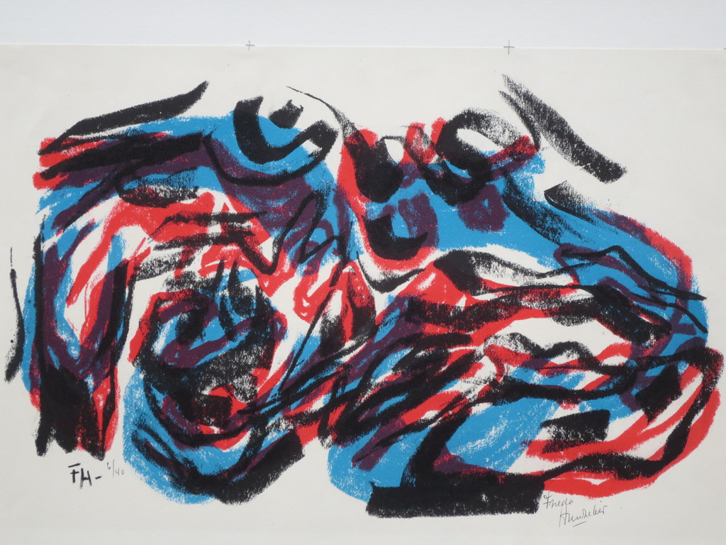 FRIEDA HUNZIKER (1908-1966)   LITHO verkocht voor € 35!