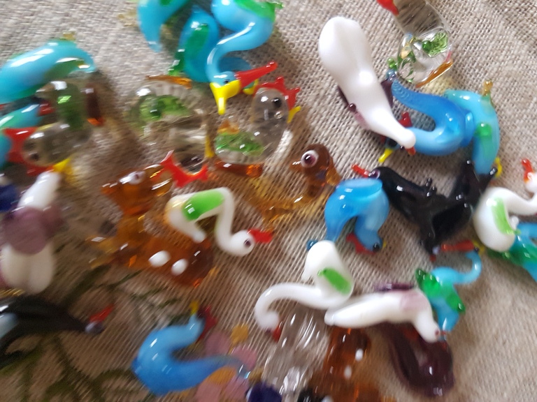 Lotto vintage zoo in Murano glas-assortment van 50 pz  kopen? Bied vanaf 7!
